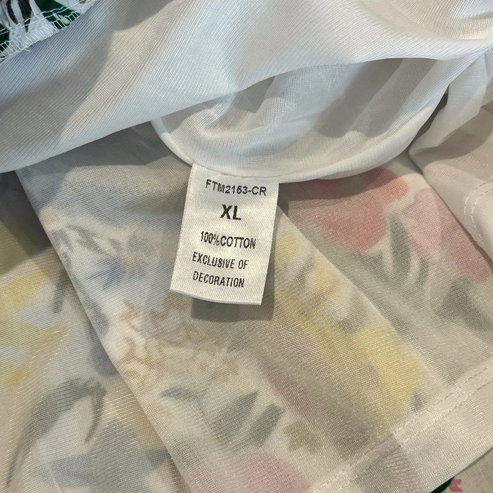 NWT! Anthropologie THML Floral Maxi Smocked Bodice Dress with Ruffle Sleeves - Picture 13 of 13